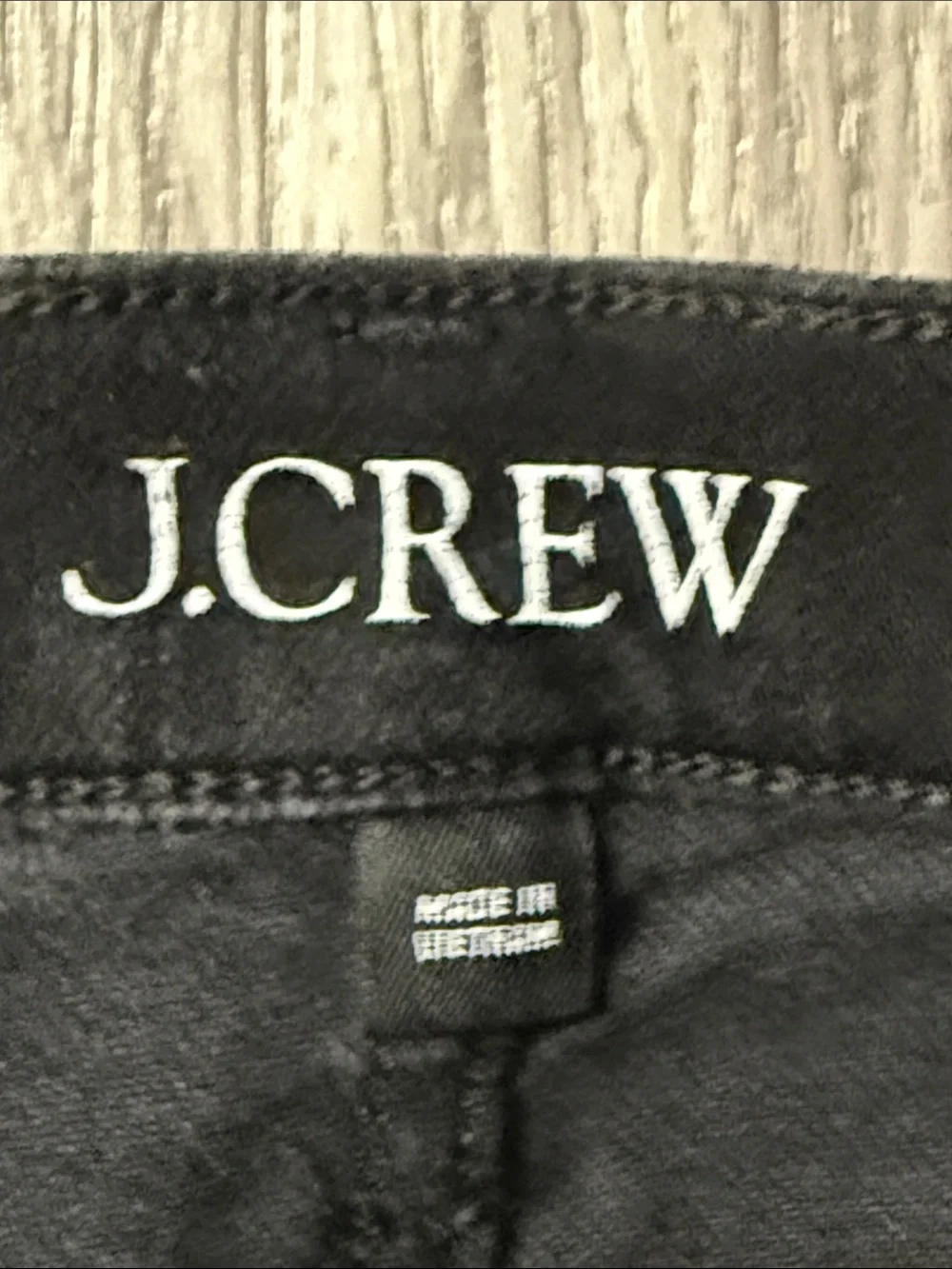 J. Crew Straight-Leg Black Women's Jeans